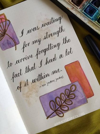S - Custom Gift Calligraphy From My Art Journal photo 6