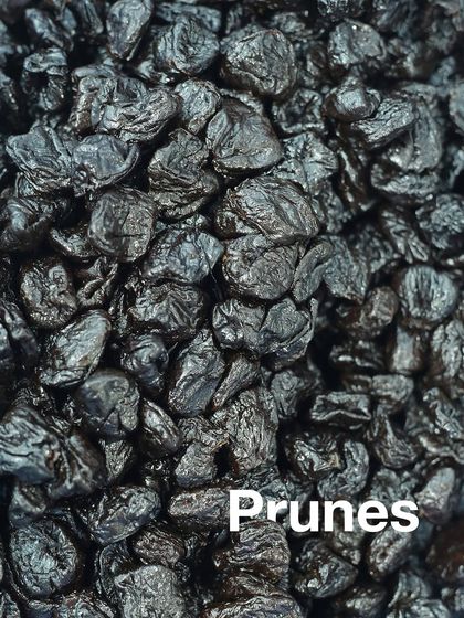 The foundation of my Masala Prunes is high-quality, plump prunes. This image shows the natural, unseasoned fruit before it gets tossed in my special Chani Ber masala blend.
