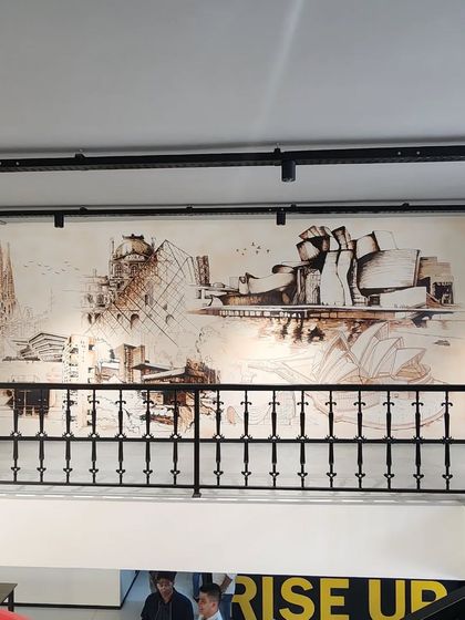 Shagufta - Mural and Wall Art Painting Art for Ambitious Workspaces photo 39