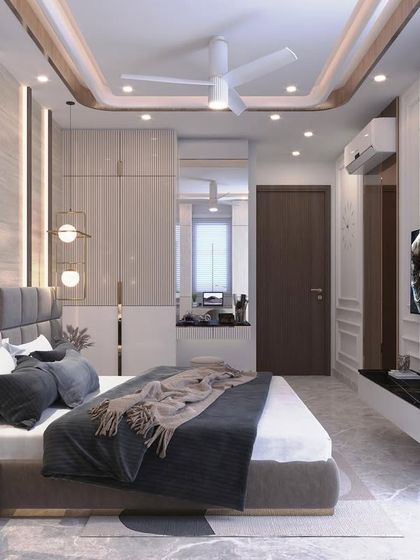 Latest Interiors by Shivam Manchanda - Turnkey Luxury Residential Interiors Luxurious Bedroom Sanctuaries photo 85