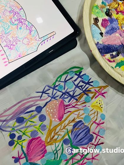 A look at what goes into the creation of a piece. From digital designs and sourcing materials to painting every motif with love, my canvas becomes a part of a celebration.