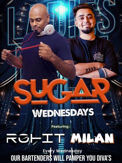 A flyer for 'Sugar Wednesdays'.