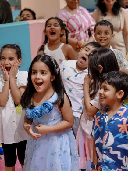This is the look of pure wonder we strive for. Our parties are filled with surprises, from magic shows to confetti blasts, that capture the full attention and imagination of our little guests, creating priceless reactions like these.