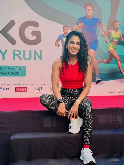 Taking a moment to relax before the high-energy Zumba warm-up at the UKG Unity Run.