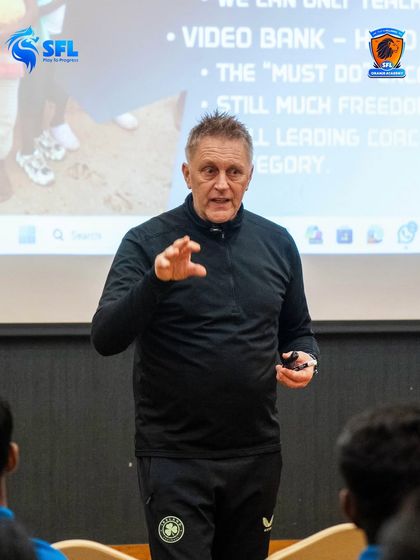 Explaining complex ideas with simple clarity. Heimir breaks down tactical concepts for our coaches, making global football strategies accessible and applicable.