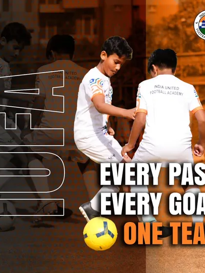Every pass, every goal, one team. We emphasize the importance of teamwork and playing for each other.