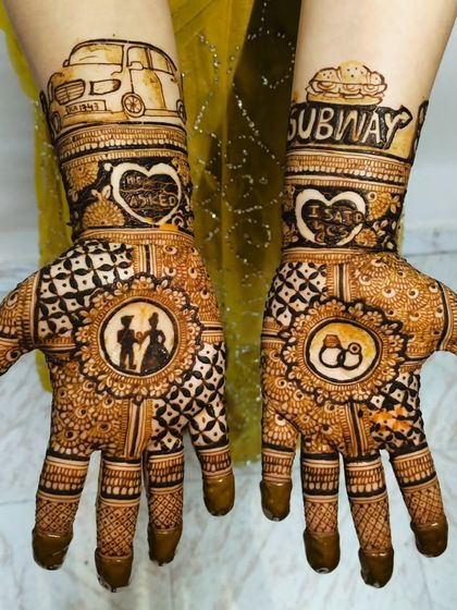 Mohak Mehendi - Professional Mehndi Artistry Personalized Storytelling Mehndi photo 4