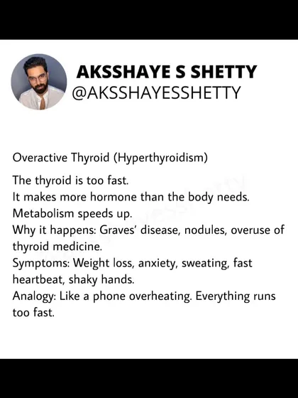 Thyroid issues can make weight loss challenging, but not impossible. This series explains how the thyroid works (TSH, T3, T4), the difference between hypo and hyperthyroidism, and how to manage weight loss through medication, nutrition, and exercise.