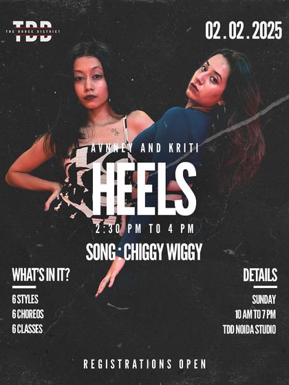 Be ready to get your winters barbecued in our Heels class. This session is all about bringing the heat and dancing with confidence.