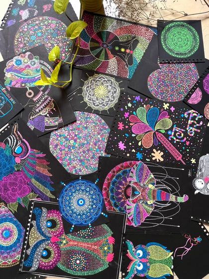 Mandala & Dot Art Wall Decor photo 41