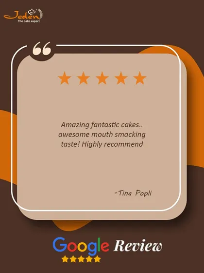 "Amazing, fantastic, awesome mouth smacking taste!" Thank you, Tina, for such an enthusiastic and wonderful review. We're so glad you enjoyed our cakes.