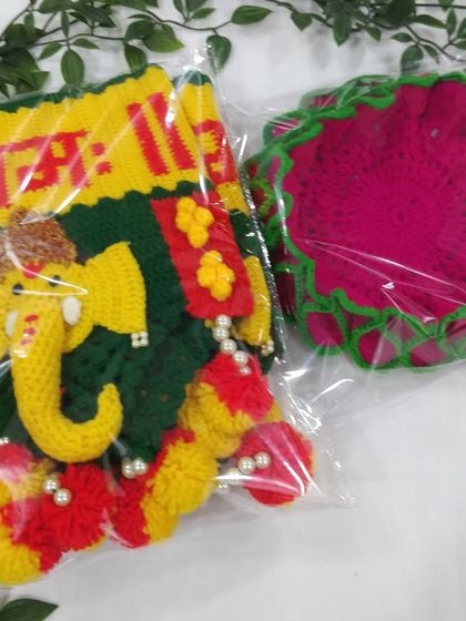 Order completed for our bestselling Ganpati Toran and a customized Lotus Aasan. I am so grateful for the love and support.