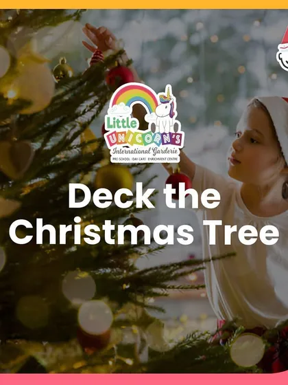 Deck the Christmas Tree! A station where kids could create their own ornaments to decorate the tree.