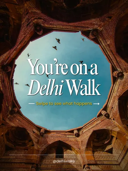 This is what it feels like to be on a Delhi Walk. You look up and see history, sky, and a story all at once. We take you to the spots where you can feel the city's pulse.