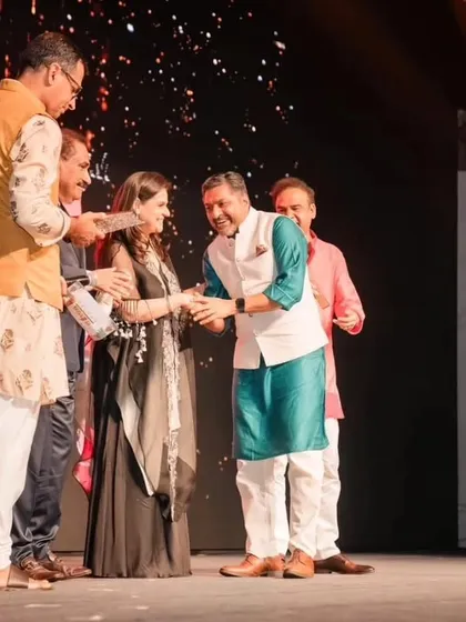 A moment of gratitude on stage at the GIWA ceremony. Every award is a tribute to the trust our clients place in us to bring their most important dreams to life.