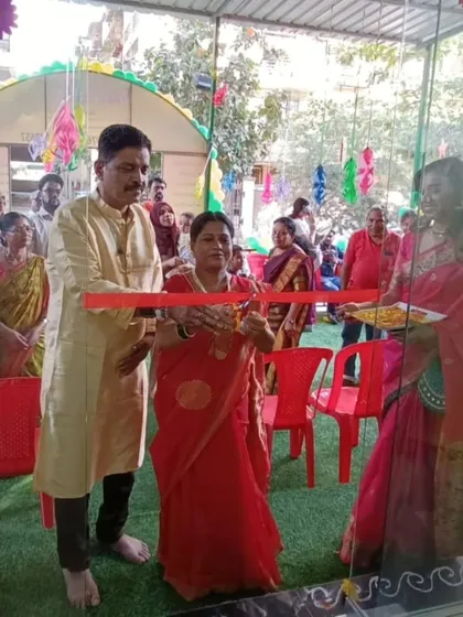 The official ribbon-cutting ceremony, a significant moment shared with my loved ones. This marked the formal opening of our doors to the community.