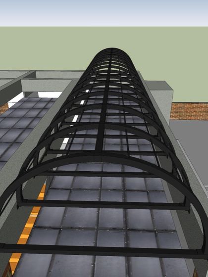 The Brick Vault House: Adaptive Reuse & Monumental Forms photo 20