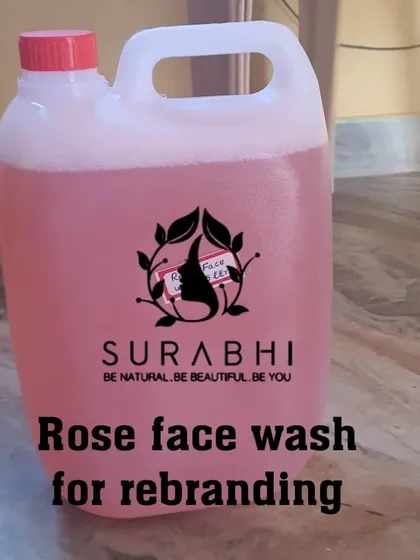 This is a bulk order of our Rose Face Wash, ready for rebranding for a client in Delhi. We are proud to offer our natural formulas for other businesses.