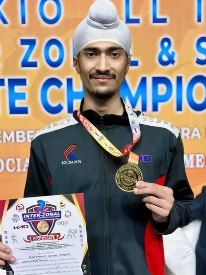 Belief is everything. Winning gold at the All India Inter-Zonal Karate Championship was a result of believing in myself and the guidance of my coach.