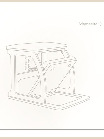 And here is the Wunda Chair, or 'Mamacita'. Small but mighty, it offers a powerful workout.