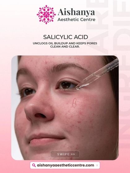 Salicylic acid is a beta-hydroxy acid (BHA) that is excellent for oily and acne-prone skin. It gets deep into the pores to unclog oil buildup, keeping them clean and clear.