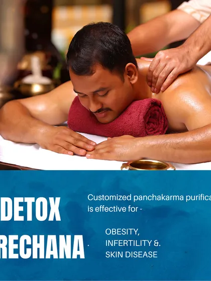 Detox Virechana is a customized purification therapy that is highly effective for a range of health concerns. By cleansing the body of deep seated toxins, it helps manage conditions like obesity and persistent skin disease.