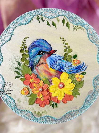 Jashn-e-Kala by Sakshi - Custom Russian Sculpture Decor Wall Art: Birds, Blooms & Whimsy photo 52