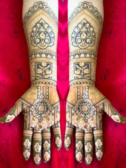 A unique design with a modern, graphic feel.