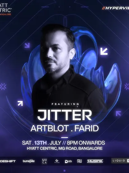 A night of diverse electronic music at Hyatt Centric with Jitter. His live sets are legendary, and I was thrilled to be on the support lineup.