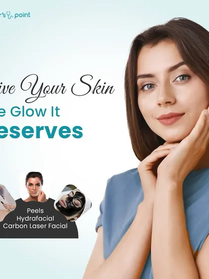 Give your skin the glow it deserves with our range of peels and facials, including HydraFacial and Carbon Laser Facial.