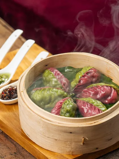 Whether you crave the cheesy goodness of pizza, the delicate artistry of sushi, or a delightful bite of dim sum, we have it all. This steaming basket of Mona Lisa dumplings is ready to be savored.