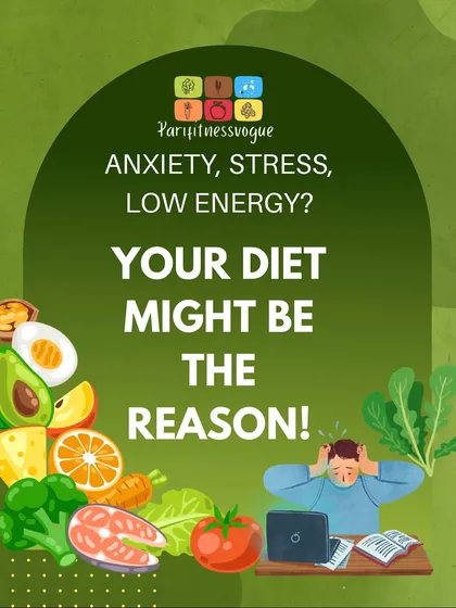 Did you know your diet could be the reason for anxiety and low energy? This series shows which foods can worsen anxiety, like sugar and caffeine, and which foods can boost mental wellbeing, like whole grains, leafy greens, and nuts.