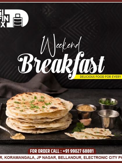 Make your weekend breakfast special with my delicious food for every mood. This image showcases freshly made naan, perfect for pairing with any of my breakfast curries or bhaji.