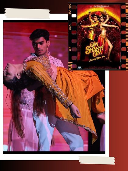 Reliving the magic of Om Shanti Om from a past RUH showcase. We love blending dance with drama to create a complete theatrical experience.