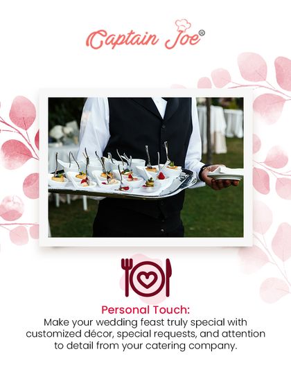 Captain Joe - Wedding Catering Professional Service, Your Peace of Mind photo 4