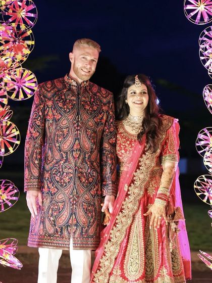 Crimson and Cherry - Wedding Design & Styling Grand Receptions & Sangeet Nights photo 13