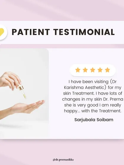 It is wonderful to know that my patients are happy with their results. Seeing significant, positive changes in their skin is why I am so passionate about providing effective dermatological solutions.