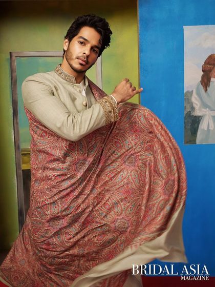 The final magazine layout for this look from Bridal Asia. It's always great to see how the grooming work contributes to a stunning final image.