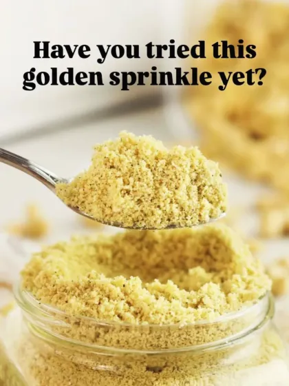 Have you tried this golden sprinkle yet? Nutritional yeast is a game-changer for adding flavor and nutrients to your meals.