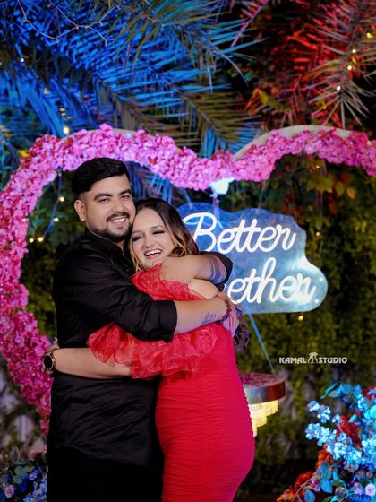 The overwhelming joy of a successful surprise. This pure, candid hug is what it's all about, a moment of pure happiness.