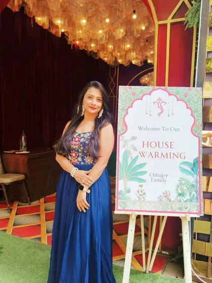 All set to host the Chhajer family's housewarming event. A Griha Pravesh is a significant milestone, and I ensure the celebration is filled with positive energy, joy, and a warm welcome for all guests.