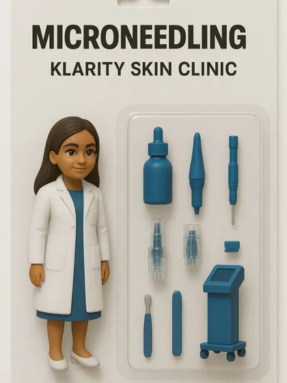 A little fun from our team. If I were an action figure, this would be my kit. Equipped with a HydraFacial, Microneedling device, and laser, I am ready to help you shrink pores, fade scars, and achieve your skin goals.