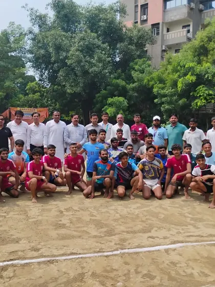 Our senior team and officials after winning the 1st position at the Gazipur senior district championship.