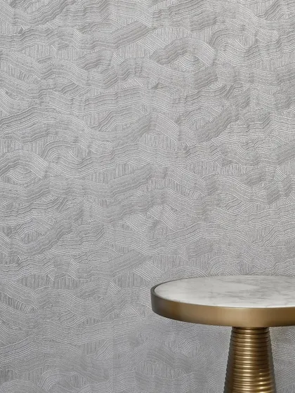 The Vinyl Soirée collection captures the enchantment of an elegant evening. This design features flowing textures and rich dimensional hues that exude luxury, combining enduring performance with accessible sophistication.