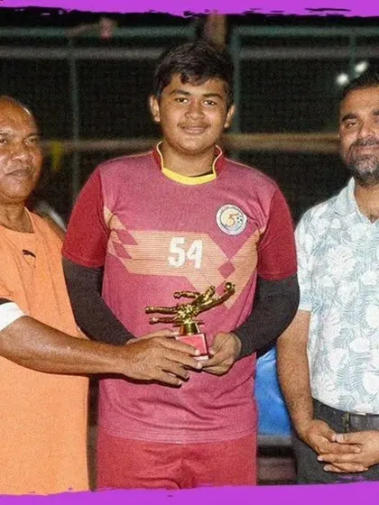 Diyaan Shah's performance between the posts earned him the Best Goalkeeper award for the Under-15s at the GenNext Tournament.