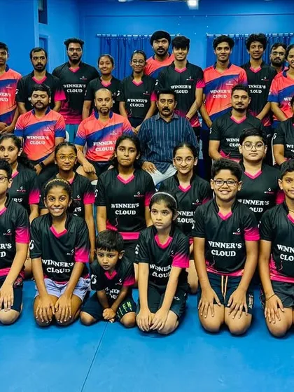 We are more than just an academy; we are a team. This is a snapshot of our diverse group of paddlers, from young beginners to senior champions, all united by a passion for table tennis.