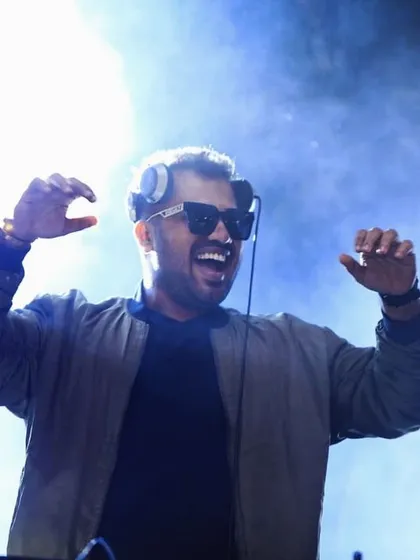 That feeling when the beat drops and the whole crowd is with you. This shot from a New Year's Eve event captures the pure joy and energy I share with the audience, making sure everyone is dancing and having the time of their lives.