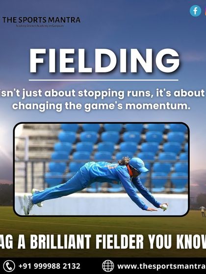 Fielding isn't just about stopping runs; it's about changing the game's momentum. We instill this mindset in every player, because every dive and every stop makes a difference.