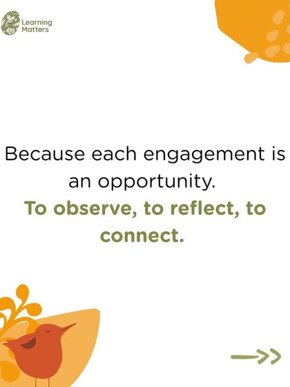 Each engagement is an opportunity to observe, reflect, and connect. By watching children at play, we gain insights into their thinking, their interests, and their needs, allowing us to better support their learning journey.