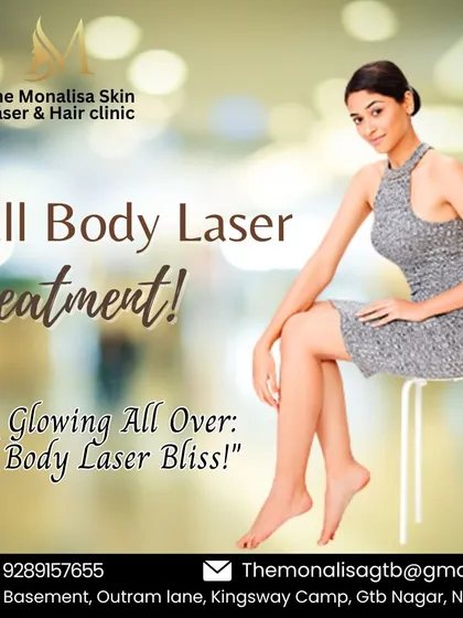 Imagine smooth, hair-free skin all over. Our full body laser treatment is a popular choice for clients who want a comprehensive solution, saving time and eliminating the need for constant shaving or waxing.